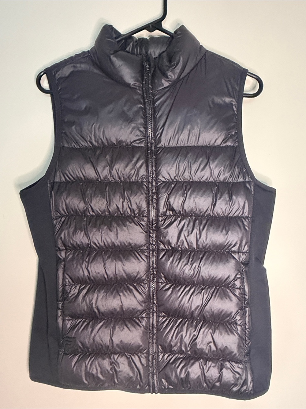 Fabletics Black Quilted Puffer Vest